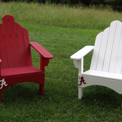 customized university of alabama lawn chairs