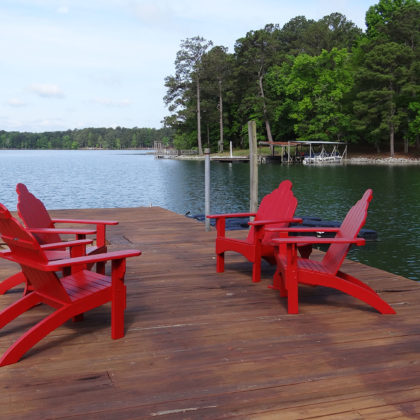 custom lake wooden deck chairs alabama