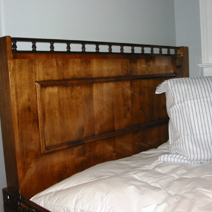 custom wooden bed design Alabama